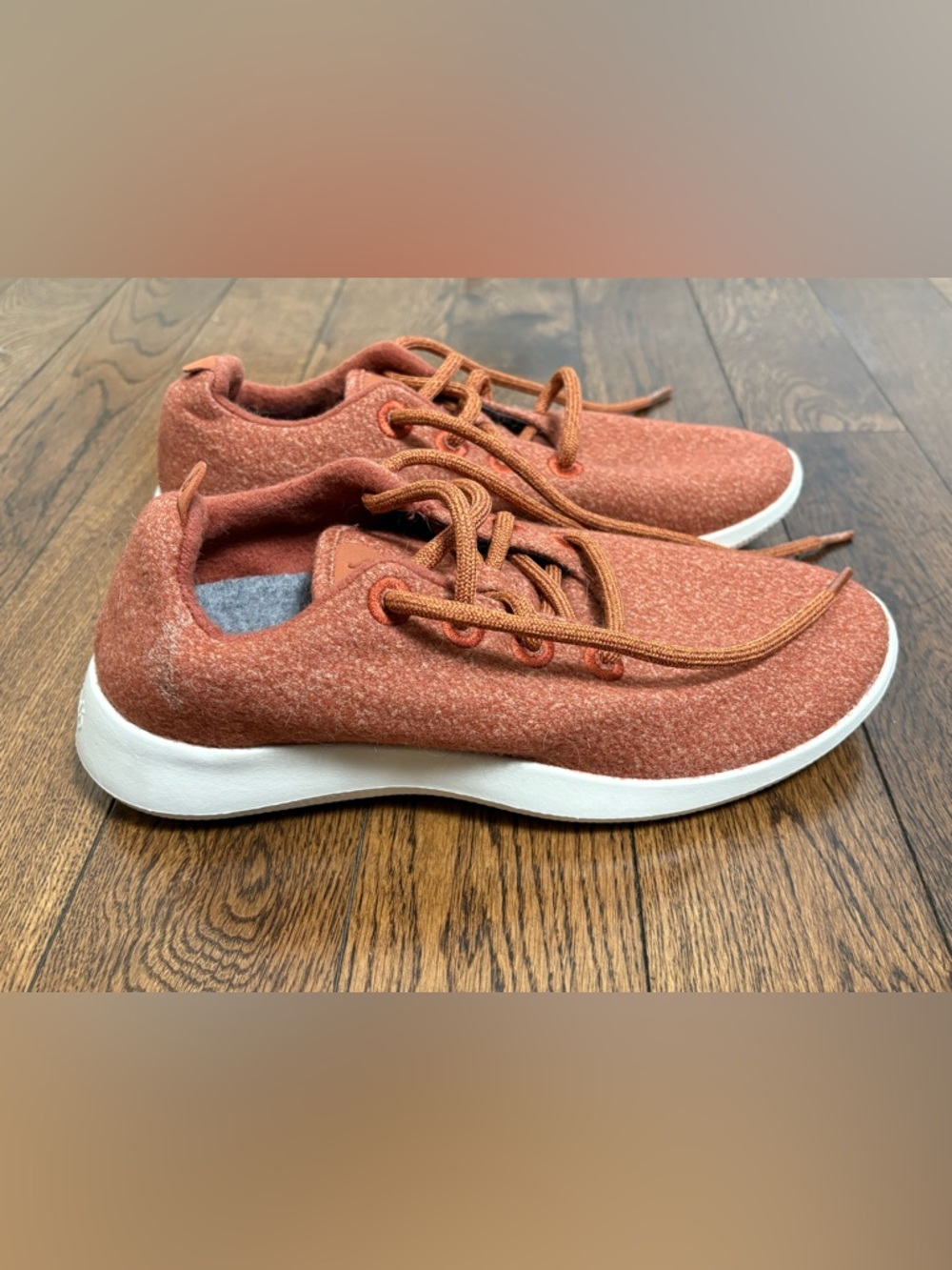 allbirds Women’s Wool Sneakers In Rust Size 8